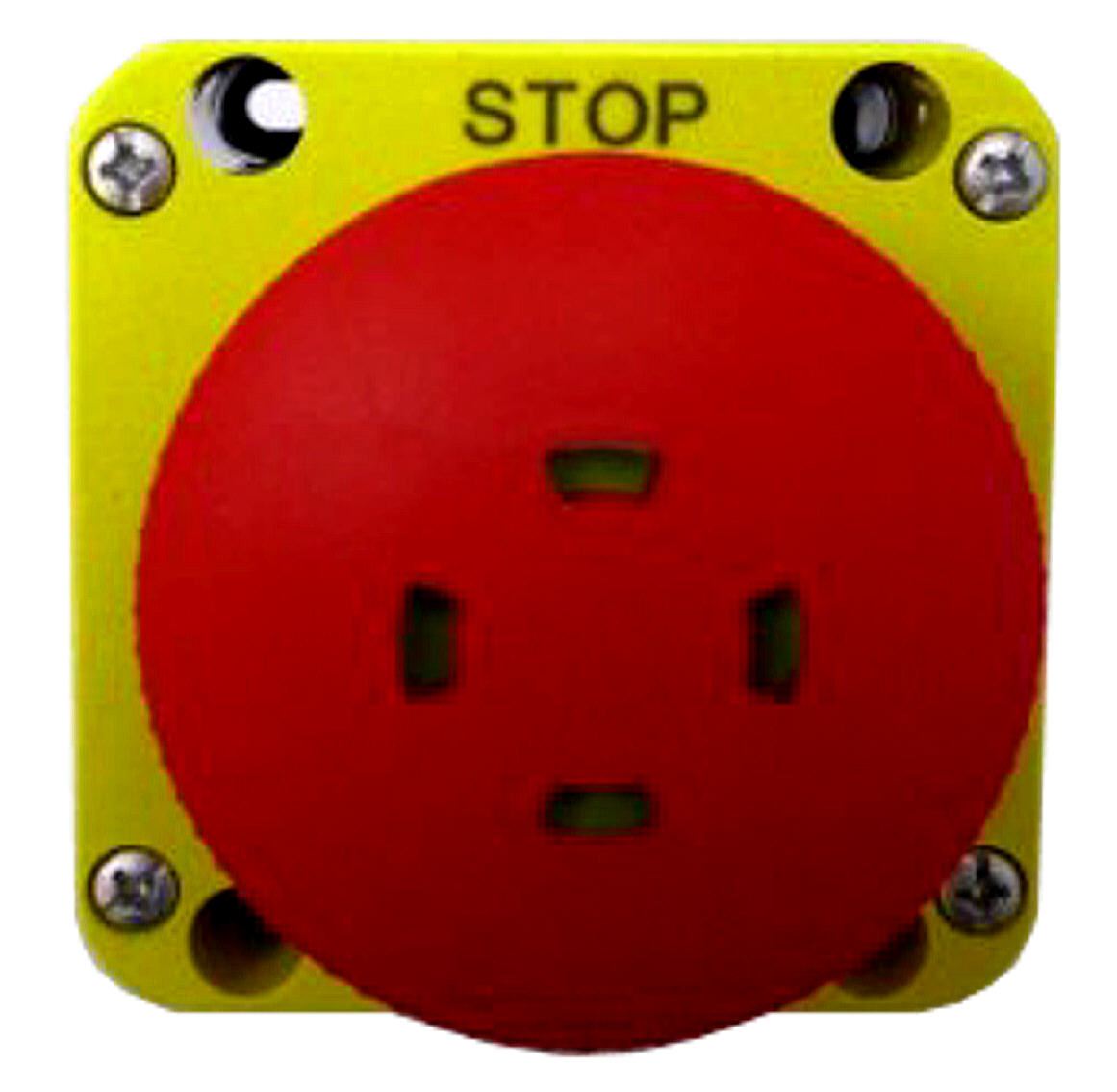 Self Monitored Emergency Stop Switch Push/Pull Release 60mm Flag
